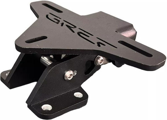 Gref Innovation Foldable Motorcycle License Plate Holder