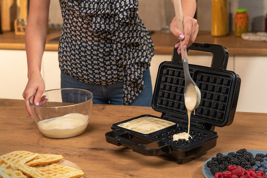 Gotze & Jensen Gotze & Jensen Βαφλιέρα Für Quadratische Waffeln 1000W