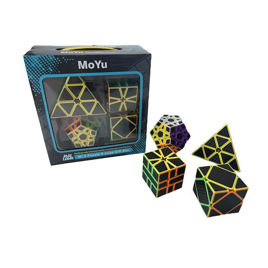 Set Cuburi Mei Long 4 Moyu Fiber Abnormity Moyu Puzzle