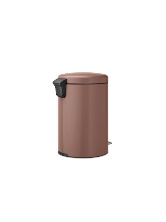 Brabantia Brabantia NewIcon Pedal Waste Bin Metallic with Pedal Brown 20L