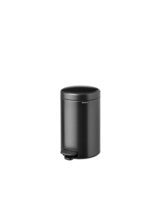 Brabantia Newicon Waste Bin Waste Plastic with Pedal Gray 12lt 1pcs