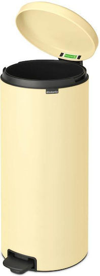 Brabantia Coș De Gunoi NewIcon Pedal Plastic Cu Pedală Galben 30lt