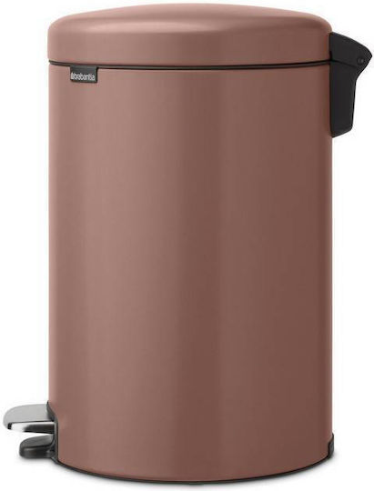 Brabantia Coș De Gunoi NewIcon Cu Pedală Metalic Maro 20lt