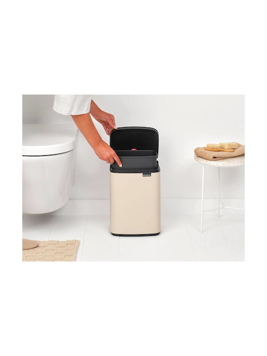 Brabantia Waste Bin Waste Plastic Beige 7lt 1pcs