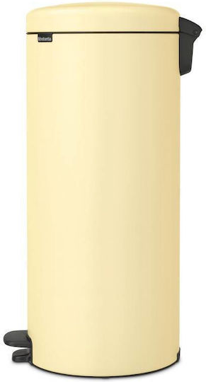 Brabantia Coș De Gunoi NewIcon Pedal Plastic Cu Pedală Galben 30lt