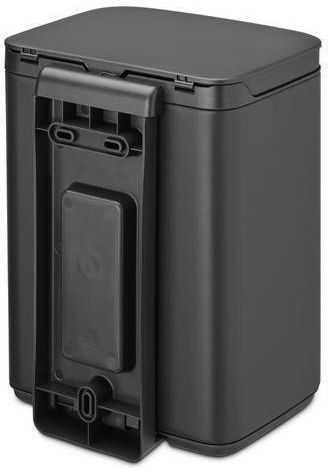 Brabantia Brabantia BO Mülleimer Kunststoff Push Grau 4lt