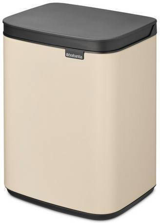 Brabantia Κάδος BO Trash Bin Απορριμμάτων Πλαστικός Μπεζ 4lt