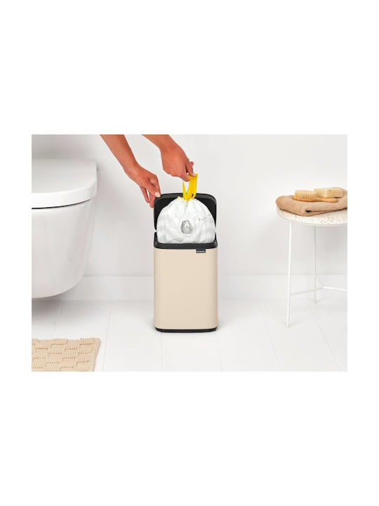 Brabantia Κάδος Απορριμμάτων Πλαστικός Μπεζ 4lt