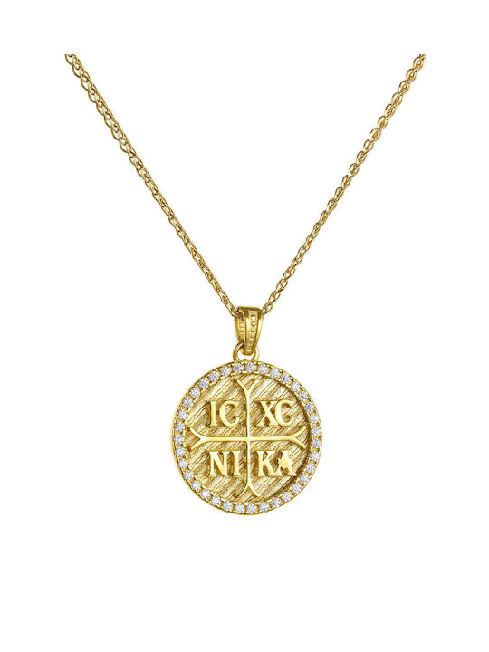 14k Gold Double-Sided Petratto Constantinato Charm