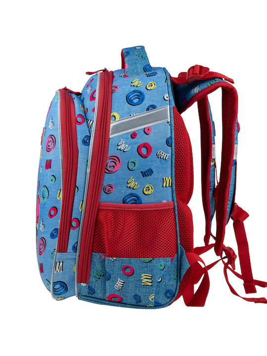 Head School Bag Backpack Elementary, Elementary in Light Blue color