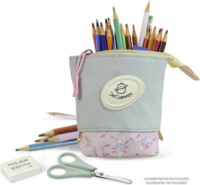 De Cuevas Fabric Multicolour Pencil Case with 1 Compartment