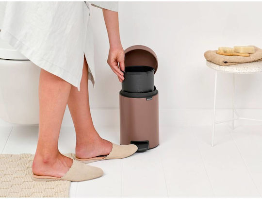 Brabantia Newicon Metallic Bathroom Basket 3lt Brown