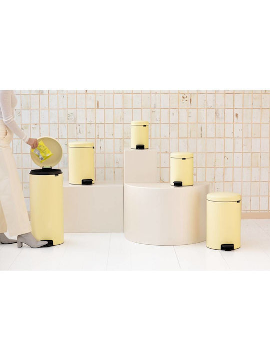 Brabantia Newicon Καλαθάκι Μπάνιου 3lt Κίτρινο