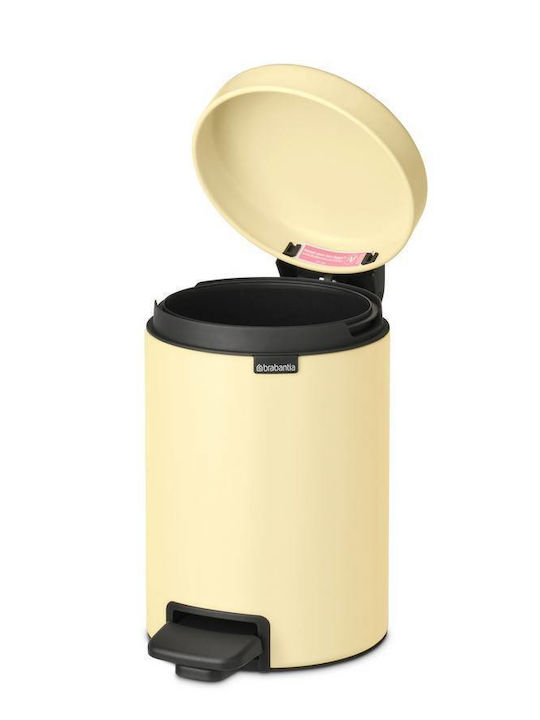Brabantia Newicon Καλαθάκι Μπάνιου 3lt Κίτρινο