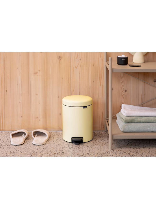 Brabantia Newicon Plastic Bathroom Basket 5lt Yellow