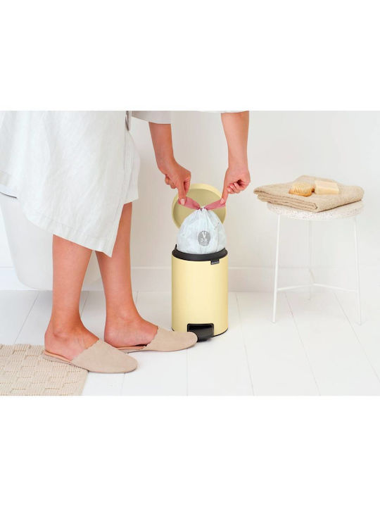 Brabantia Newicon Καλαθάκι Μπάνιου 3lt Κίτρινο