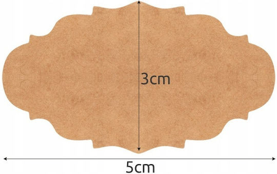 1Stück Klebeetiketten 30x50mm