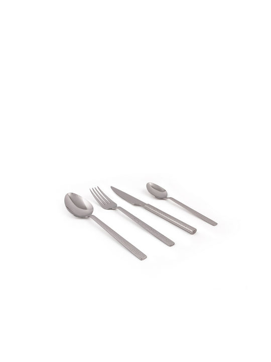 Hermia Cutlery Set Stainless Silver 24pcs
