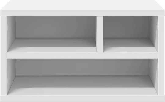 Printer Stand White 40x32x22.5 cm from Treated Wood