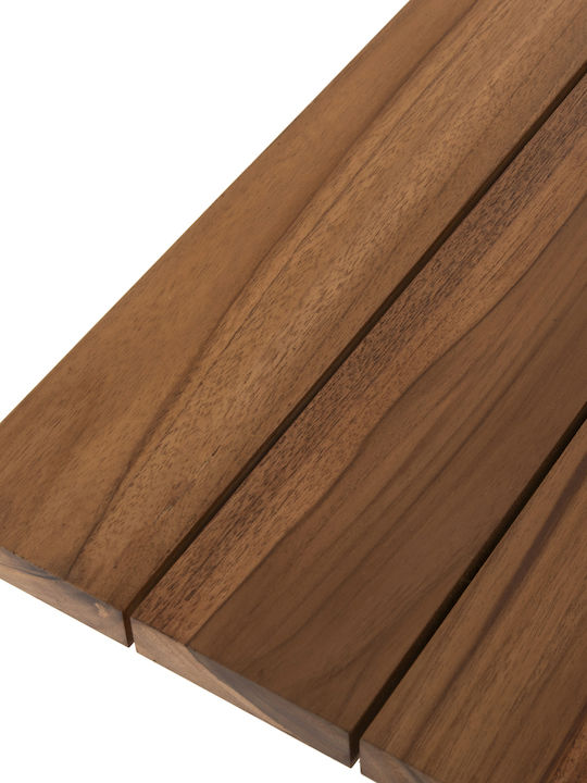 Garten- und Terrassentisch für Kleine Außenbereiche aus Teak Massivholz 60x60x75cm Freebox