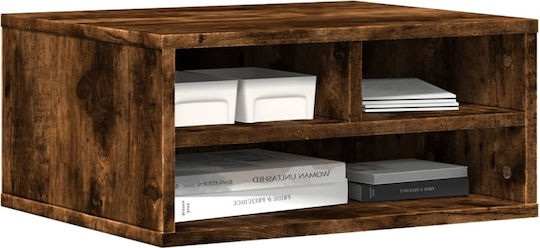 Table Stand Printer Stand Smoked Oak 49x40x22.5 cm Treated Wood 840594