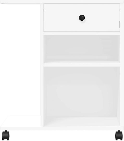 Βάση Εκτυπωτή με Ρόδες Λευκή 60x40x68,5 εκ. (840639)