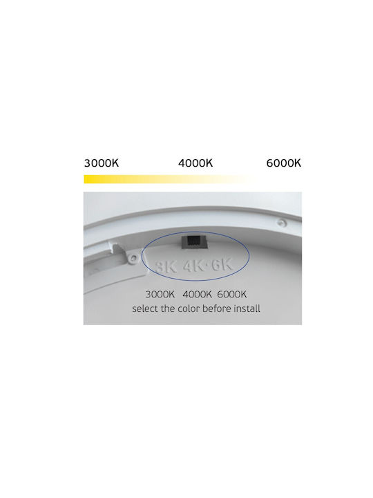 VK Lighting LED Панел 30W с Неутрално бяло Светлина