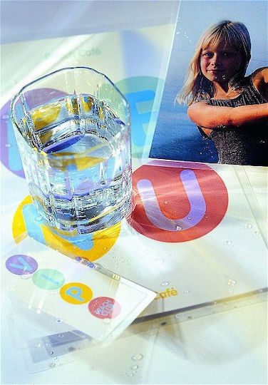 Peach Glossy Laminating Sheets A7 125 Microns 100 Pieces