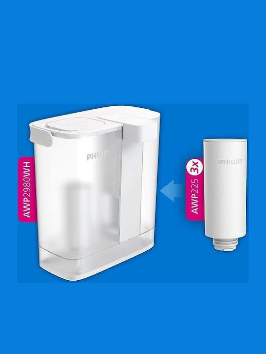 Philips Ανταλλακτικό Φίλτρο Νερού Άνω Πάγκου Micro X-Clean 3τμχ