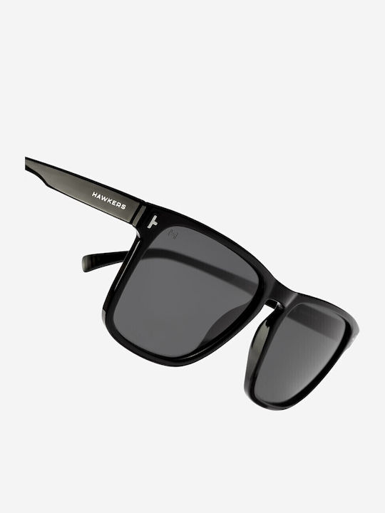 Hawkers Dust Unisex Γυαλιά Ηλίου με Μαύρο Κοκκάλινο Σκελετό και Μαύρο Polarized Φακό HDUS23BBTP