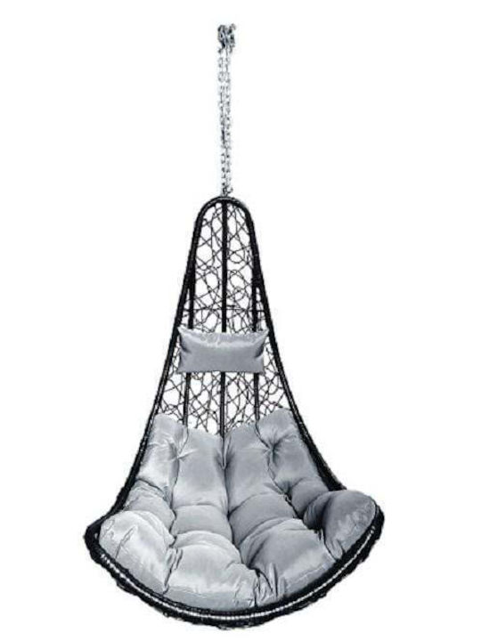 Φωλιά Rattan Μ80xΠ102xΥ124cm Γκρι Φωλιά Rattan Μ80xΠ102xΥ124cm Γκρι