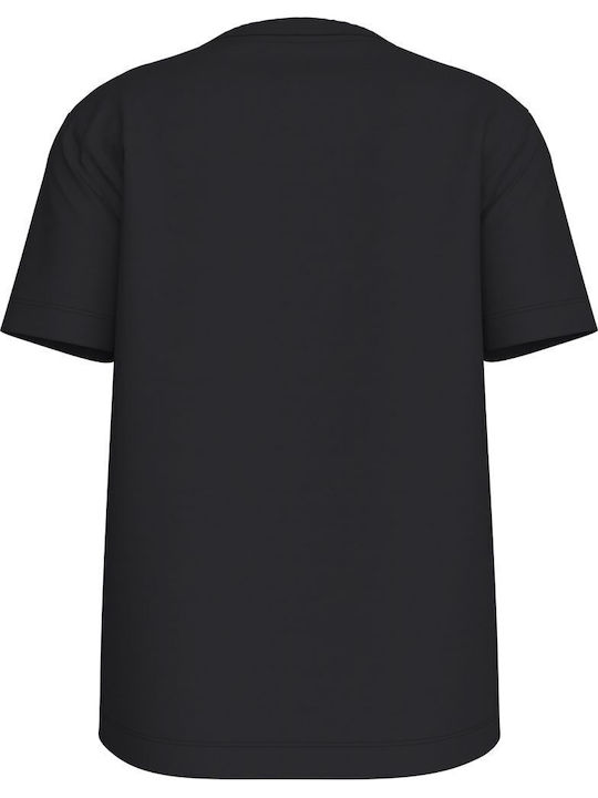 Calvin Klein Monologo Damen Oversized T-shirt Black