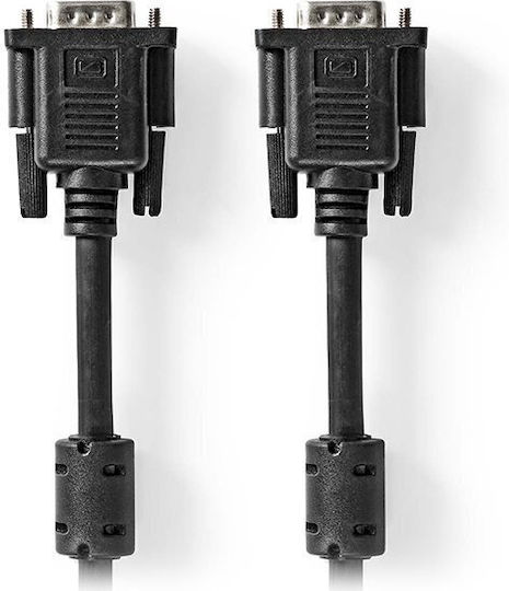 Nedis Cable VGA male - VGA male Μαύρο 5m (CCGL59000BK50)