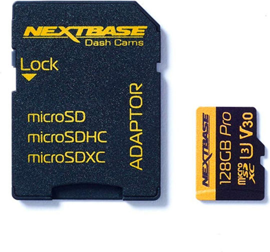 NextBase SDXC 128GB U3 V30 30MB/s с адаптер