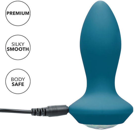 Boss Of Toys Anal Plug mit Vibration Blau