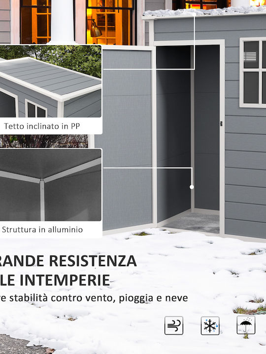 Depozit De Grădină Din Plastic L1,51xLățime0,92xÎnălțime1,93m