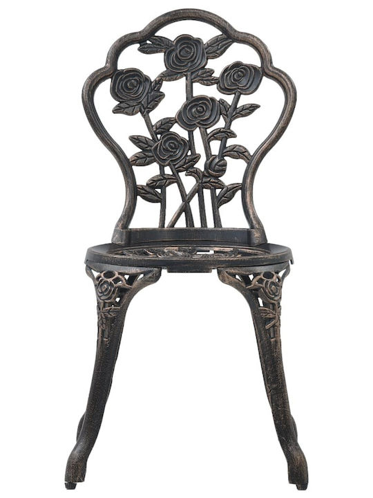 Garten- und Outdoor-Möbelsets für kleinen Raum 3 Stück Bronze