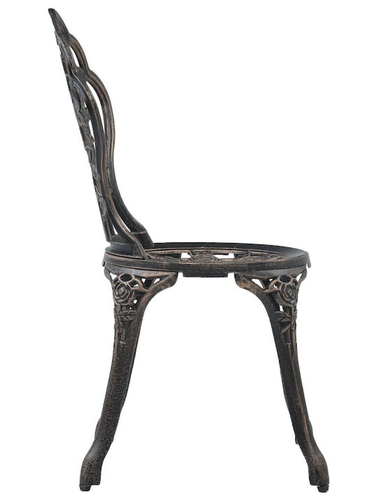 Garten- und Outdoor-Möbelsets für kleinen Raum 3 Stück Bronze