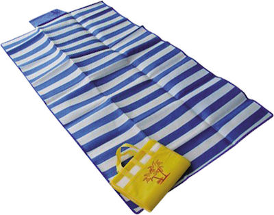 Summer Club Plastic Beach Mat Yellow 180x90cm