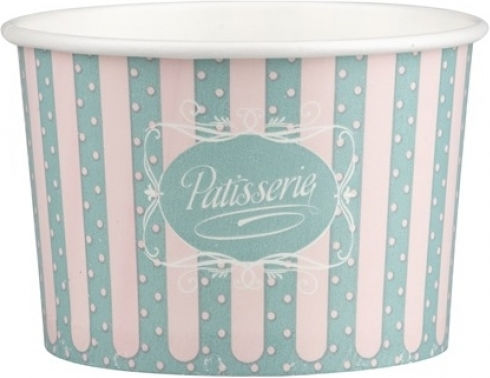 Ready Set of 100 Paper Ice Cream Cups with Capacity 237ml