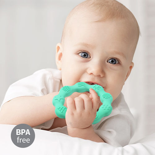 Babyono Teething Ring made of Silicone