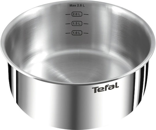 Tefal Ingenio Emotion Комплект Съдове За Готвене От Неръждаема Стомана Сребрист С Незалепващо Покритие 4 Части
