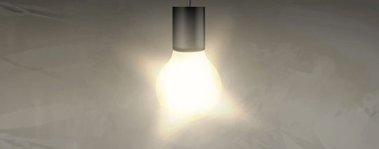 Eco Light Commercial Bell Light 200W Natural White 20000lm with Built-in LED White Ø40xH3cm