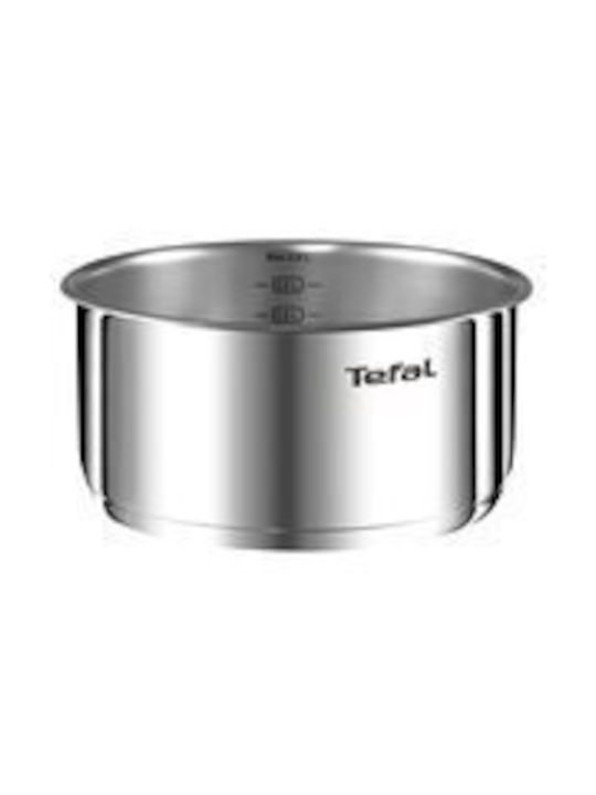 Tefal Ingenio Emotion Cookware Set of Stainless Steel with Non-stick Coating Silver 10pcs