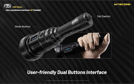 NiteCore Lumină de lucru și de sit, cu baterie Lanternă de Cap LED IP68 cu Luminozitate Maximă 3000lm Precise