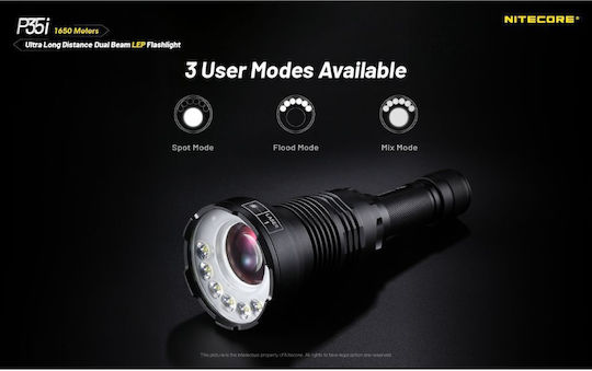 NiteCore Lumină de lucru și de sit, cu baterie Lanternă de Cap LED IP68 cu Luminozitate Maximă 3000lm Precise