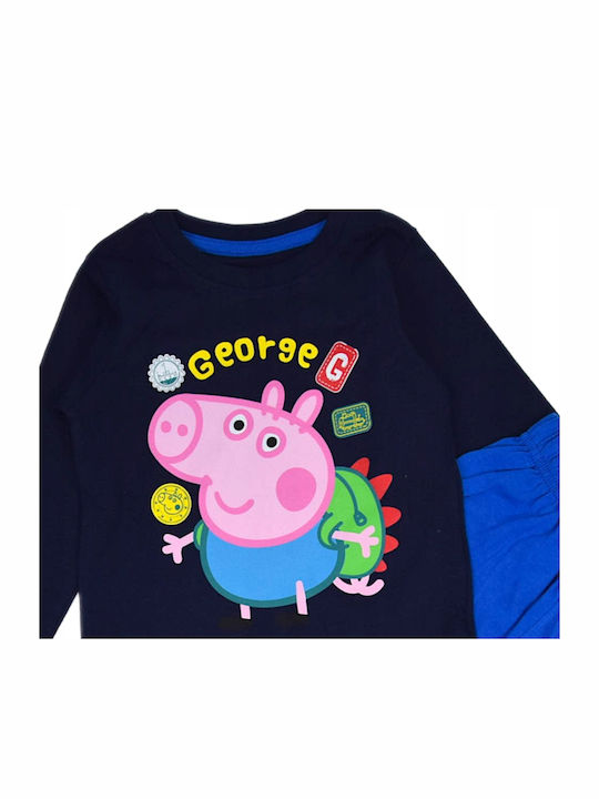 Peppa Pig Παιδική Πιτζάμα Χειμωνιάτικη