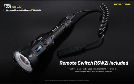 NiteCore Lumină de lucru și de sit, cu baterie Lanternă de Cap LED IP68 cu Luminozitate Maximă 3000lm Precise