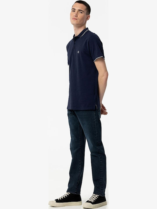 Polo Short Sleeve Blue Blouse