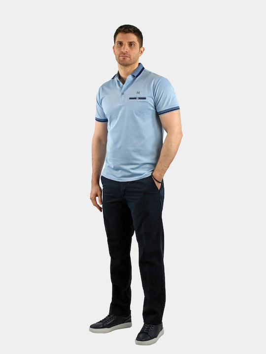 Shutton Blue Men's Blouse Polo GALLERY